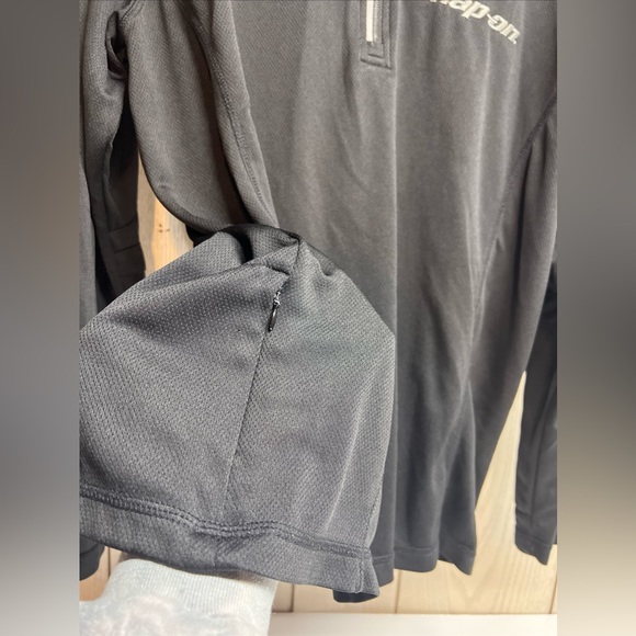 Snap-On Tools Quarter-Zip Sport Performance Pullover Shirt Large EUC - Picture 3 of 8